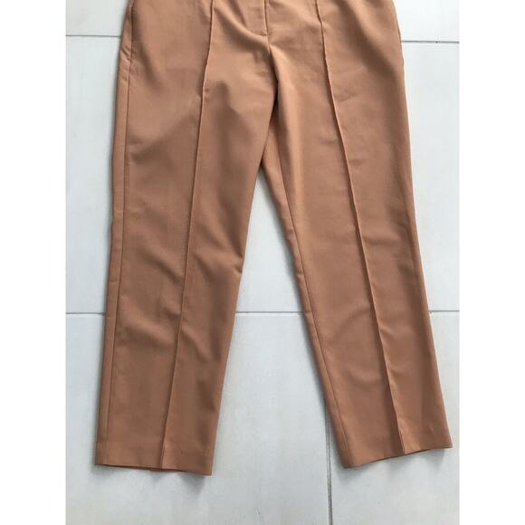 ASOS Design High Waist Straight Leg Seam Front Cropped Pants FLAW - Picture 5 of 9